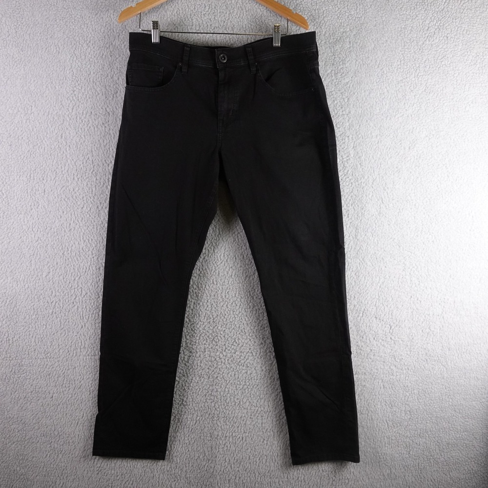 TravisMathew Featherweight Mens Black Golf Casual Pants Size 34x32 Slim Straight